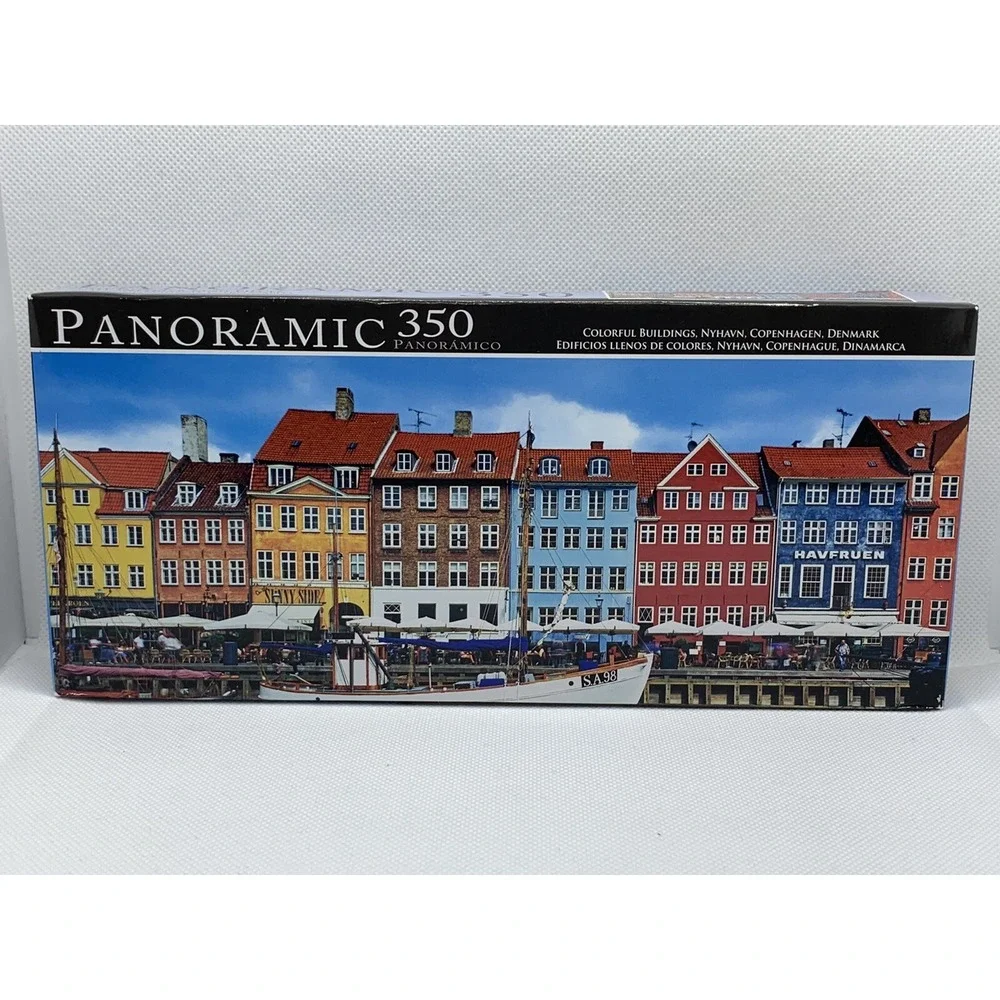 Panoramico PUZZLE 350 pcs Colorful‎ Buildings, Nyhavn, Copenhagen, Denmark